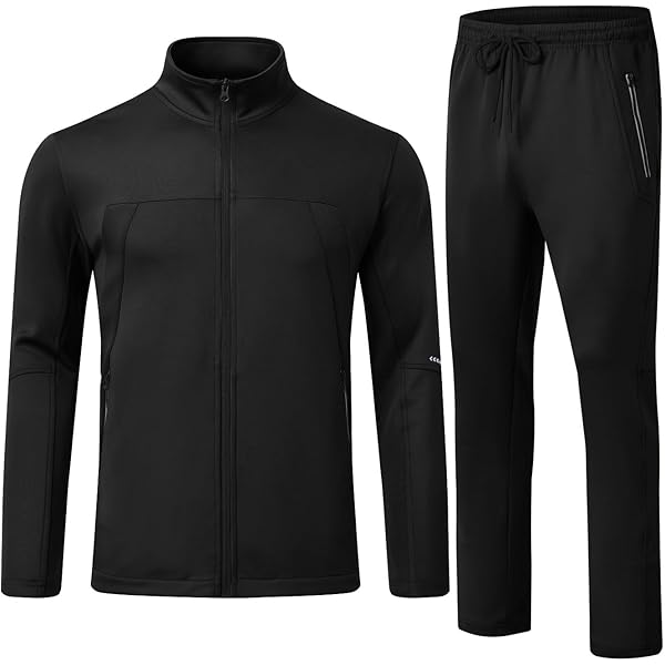 YSENTO Men's Tracksuits Outfits 2 Pieces Jogger Sets Jogging Track